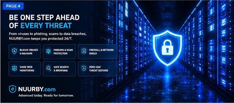 Be one step ahead of every threat — NUURBY threat detection